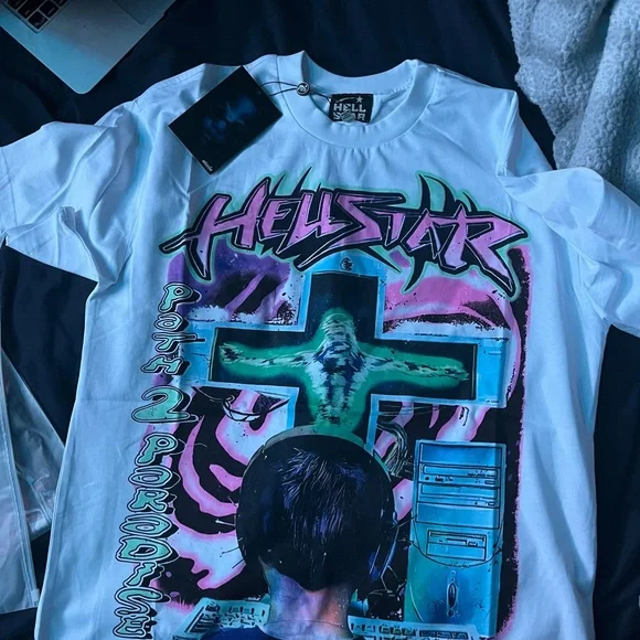 Hellstar Graphic Tee - White